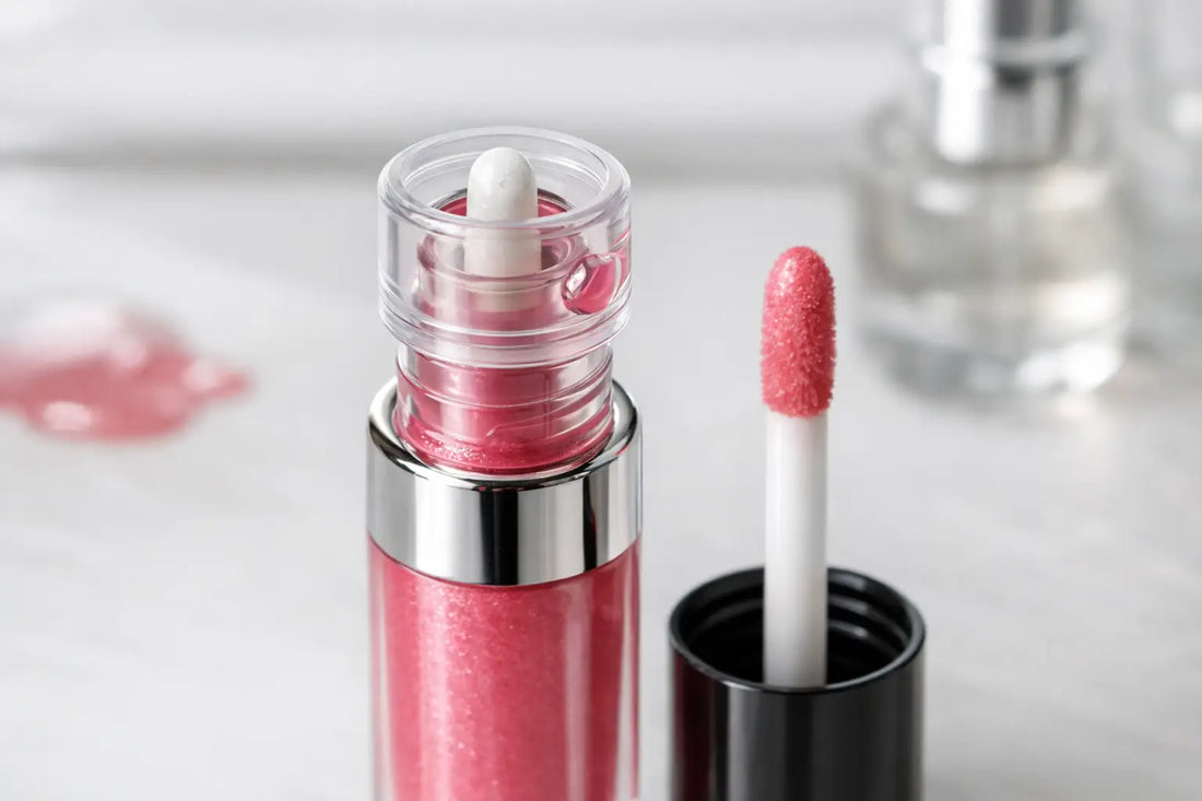 Round Lip Gloss Tube Protector That Stops Leaks