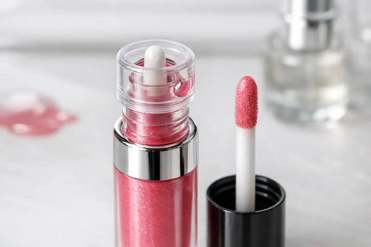Round Lip Gloss Tube Protector That Stops Leaks