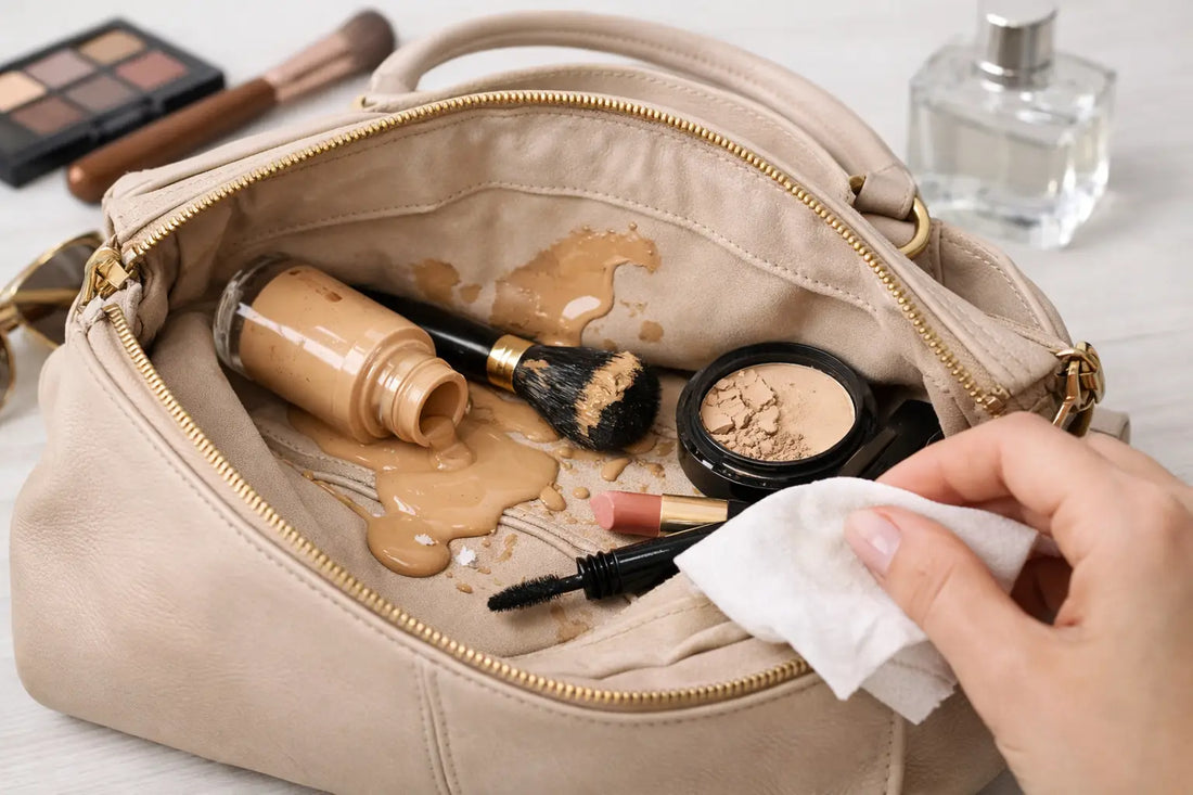 How to Protect Handbag From Makeup Spills