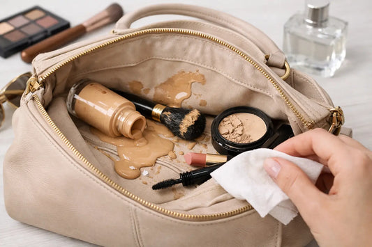How to Protect Handbag From Makeup Spills